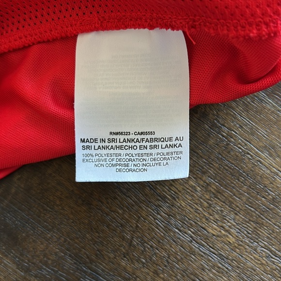 Nike Dri-Fit Ohio Galaxies Men's Jersey Red Short Sleeve Size L - Picture 7 of 8